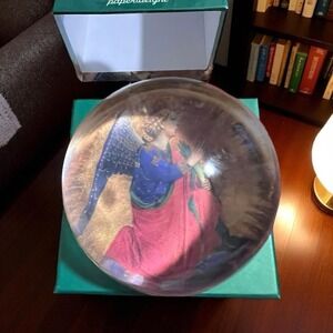 Galison Solid Glass Paperweight "Peace on Earth" Fra Angelico